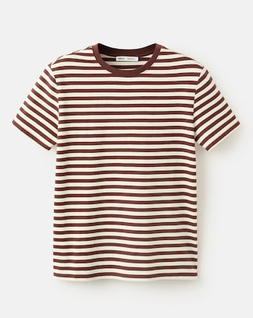 Mango Striped Cotton T-Shirt