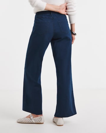 Indigo Stretch Wide Leg Jegging