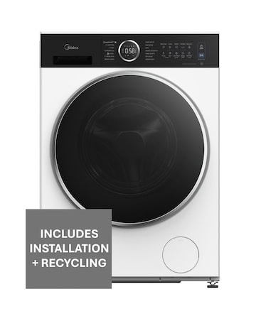 Midea 9kg Washer Dryer - White + Installation