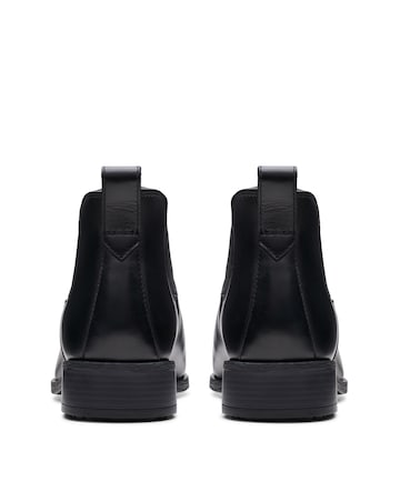 Clarks Leather Havisham Chelsea Ankle Boot - Wide Fit (E)