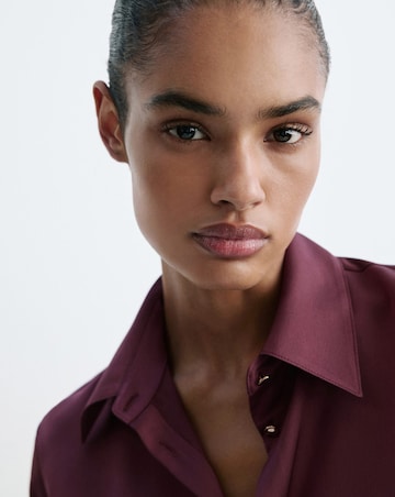 Mango Regular-Fit Satin Shirt