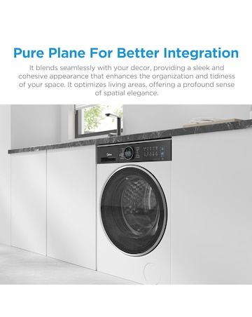 Midea 10kg Washing Machine - White + Installation