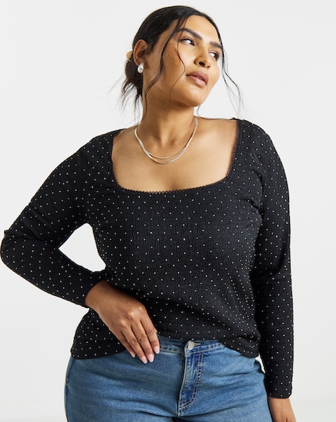 Square Neck Top