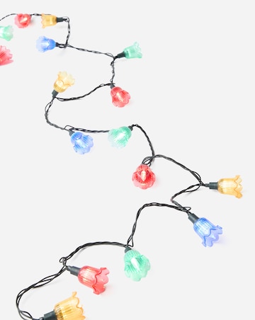 Multicolour Retro Petal LED String Lights