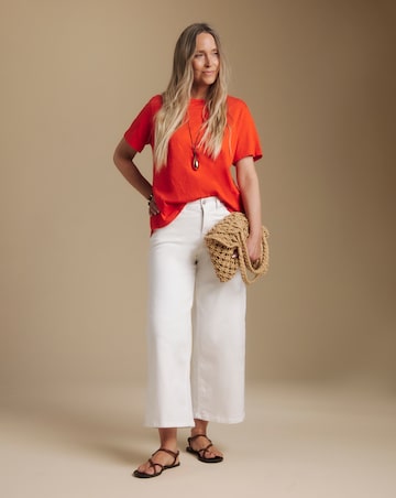 Julipa Broderie Jersey Mix T-Shirt