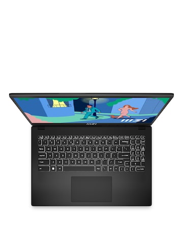 MSI Modern 15.6in Laptop - AMD Ryzen7 8GB 512GB - Black