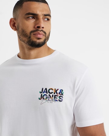Jack & Jones Logo 3-Pack T-Shirts - Multi