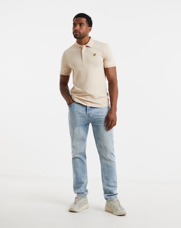Lyle & Scott Classic Short Sleeve Polo Shirt - Beige