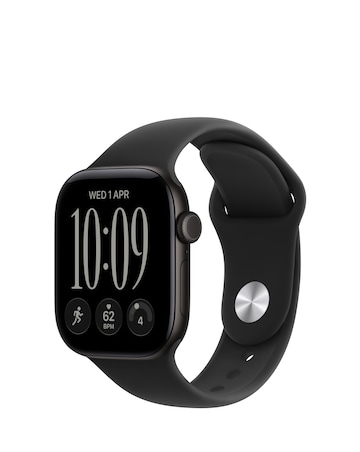 Apple Watch Series 12 GPS + Cellular 42mm - Black Aluminium/Black Sport - M/L