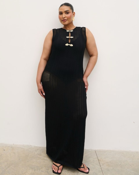 Pretty Lavish Celeste Knit Maxi Dress