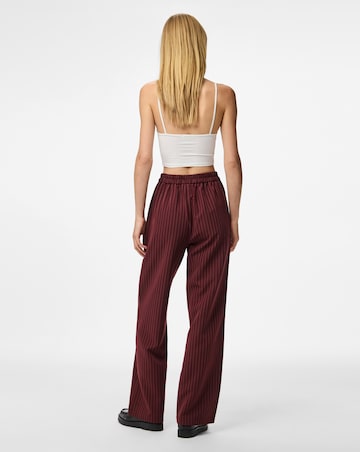 Pieces Bozzy High Waisted Wide Striped Trouser