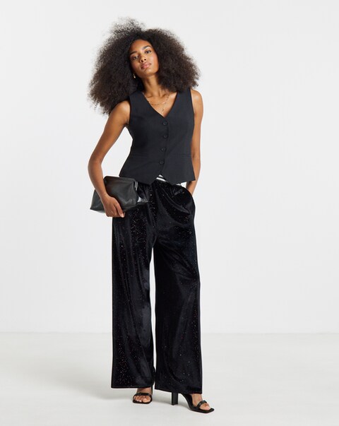 New In - Twisted Wunder Wide Leg Trouser
