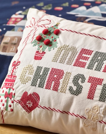 Catherine Lansfield Merry Christmas Cushion