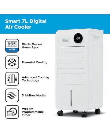 Black & Decker 7L 2 in 1 Smart Air Cooler