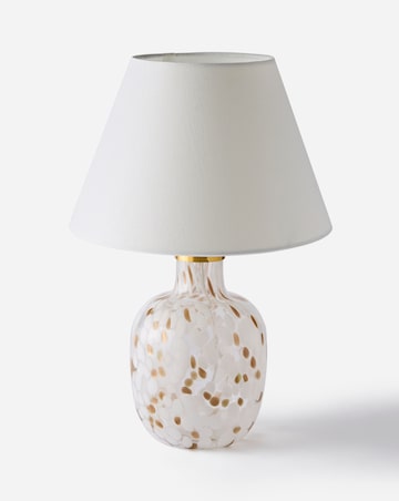 Lydia Sparkling Confetti Glass Table Lamp