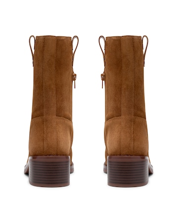 Clarks Suede Digby Slouchy Ankle Boot - Standard Fit (D)