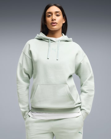 PUMA Essential Centered Cat Logo Relaxed Hoodie Full Length