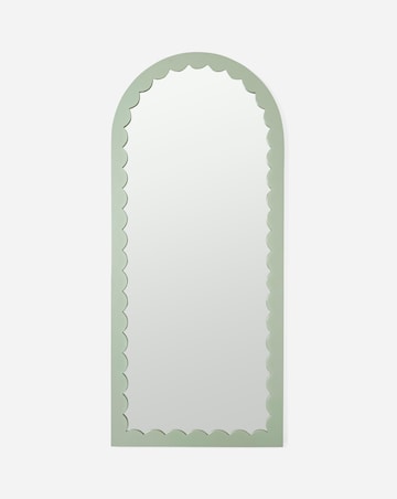 Dalia Scallop Arched Leaner Mirror