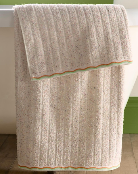 New In - Fusion Speckle Rib Bath Towel