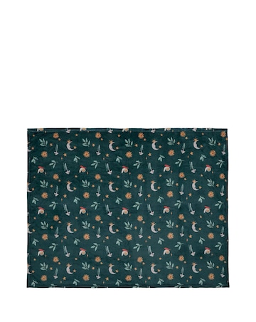 Fusion Botanical Mushrooms Fleece Throw