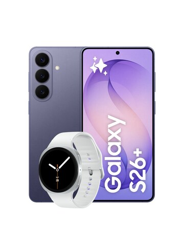 Samsung Galaxy S26+ 512GB (Cobalt Violet) & Galaxy Watch8 44mm BT bundle