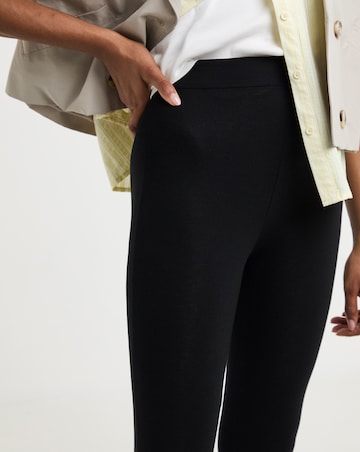Black Jersey High Waisted Legging