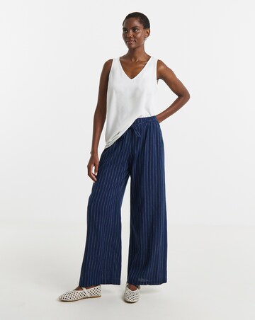 V Neck Woven Vest