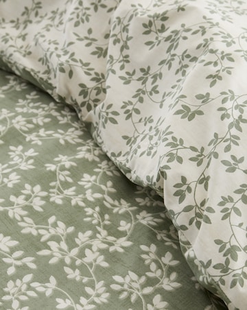 Bianca Shadow Leaves Duvet Cover Set