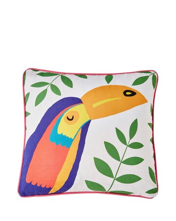 Fusion Tropical Flamingo Outdoor Filled Cushion