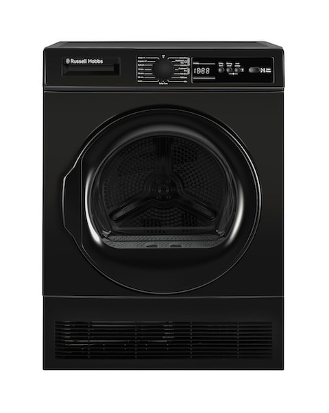 Russell Hobbs RH8CTD111B, 8kg, Condenser Tumble Dryer - Black