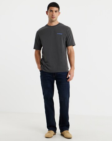 Only & Sons Milo Fixworks Washed Relaxed Fit T-Shirt - Pine Green