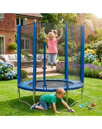Plum Junior 6ft Trampoline & Enclosure - Blue
