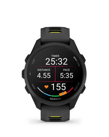 Garmin Forerunner 170 Music Smart Watch - Black/Amp Yellow