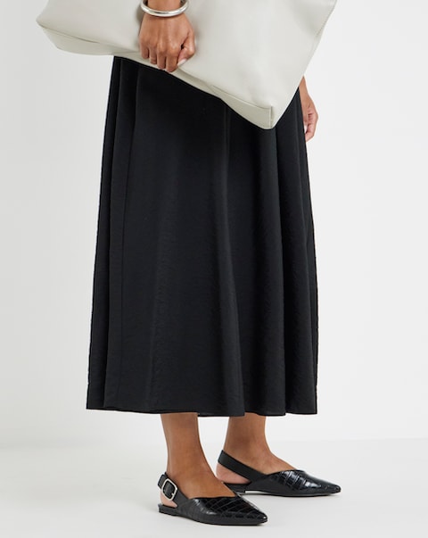 Hazel Slingback Pointed Shoes - Wide Fit (E)