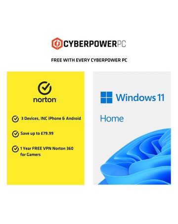 CyberPowerPC Sylph AMD Ryzen 5 7500F, NVIDIA RTX 5050, 16GB RAM, 1TB, Gaming PC