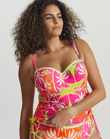 Figleaves Frida Underwired Bandeau Tankini Top