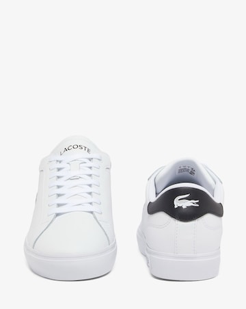 Lacoste Powercourt Trainers - White/Black