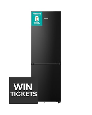 Hisense KitchenFit RB3K330SAFC Smart Fridge Freezer - Black