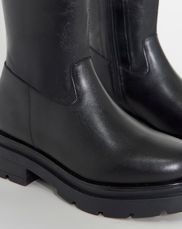 Dulcie Chunky Stretch Knee High Boots - Extra Wide Fit (EEE) & Super Curvy Calf