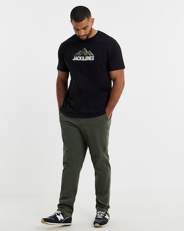 Jack & Jones Roche Mountain Graphic T-Shirt - Black