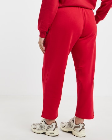 Simply Be Red Barrel Leg Jogger