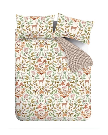 Catherine Lansfield Woodland Stag Duvet Cover Set