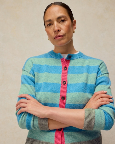 White Stuff Sansa Stripe Cardigan