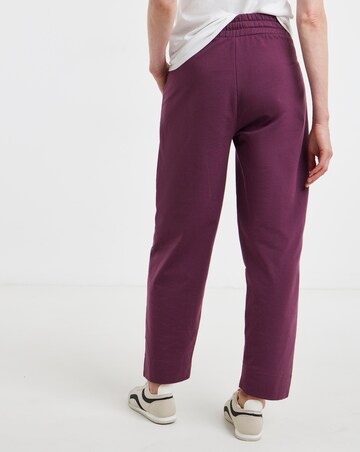 Burgundy Barrel Leg Jogger