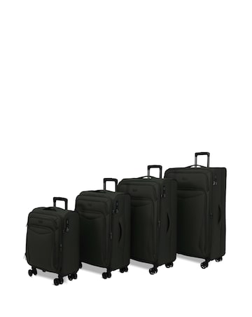 Rock Luggage Vitality 4pc Softshell Suitcase Set