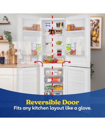 RUSSELL HOBBS FRIDGE FREEZER W/ WD INST