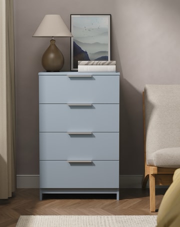 Humber Ready Assembled 4 Drawer Midi Chest - Kids