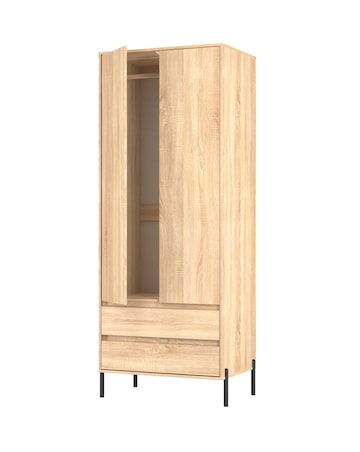 Sloan 2 Door 2 Drawer Wardrobe