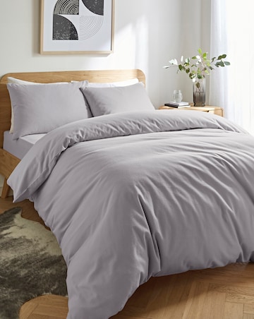 Pure Cotton Cosy Brushed Duvet Cover Set