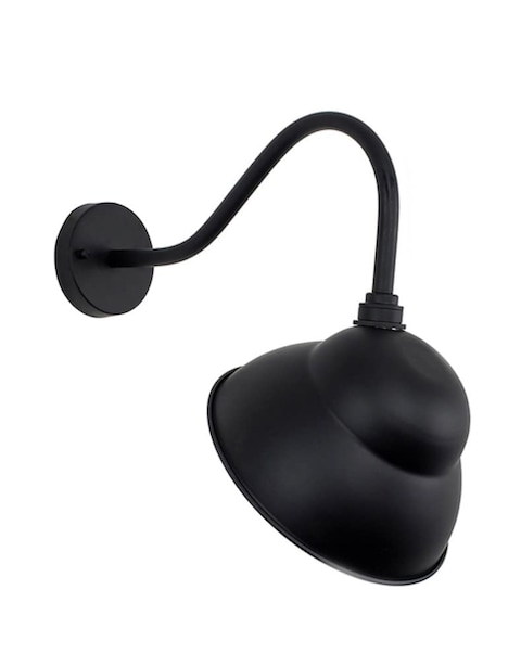 ValueLights Porter 2 Pack IP23 Black Outdoor Wall Lights - Bulbs Included
